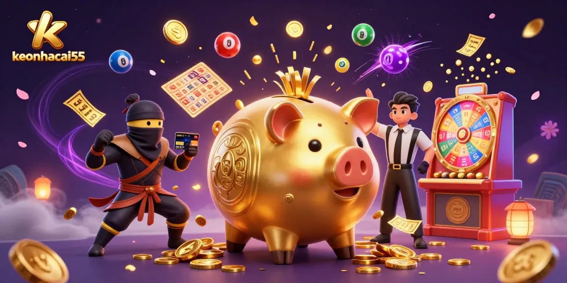 Engage with keonhacai55 for thrilling lottery action featuring vibrant animations and dynamic characters.