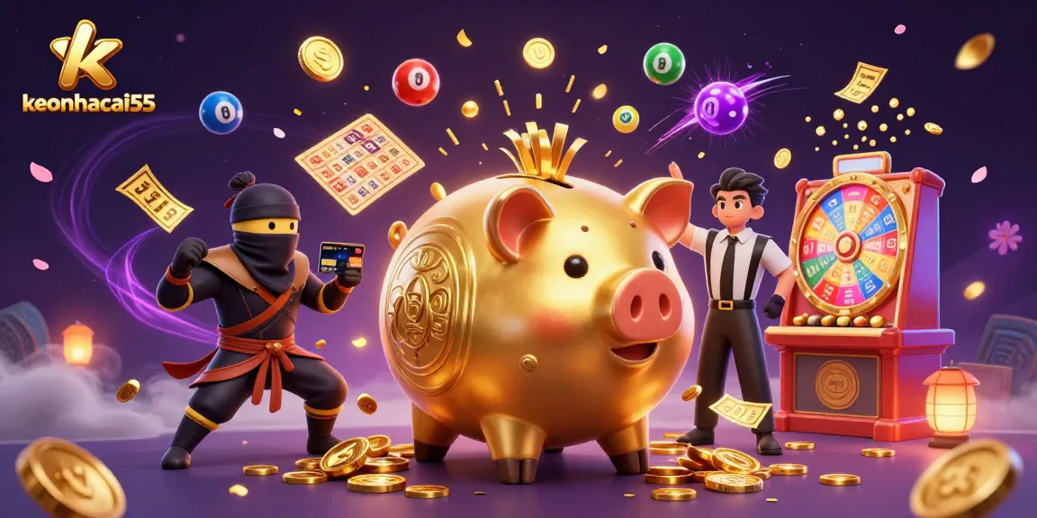 Engage with keonhacai55 for thrilling lottery action featuring vibrant animations and dynamic characters.