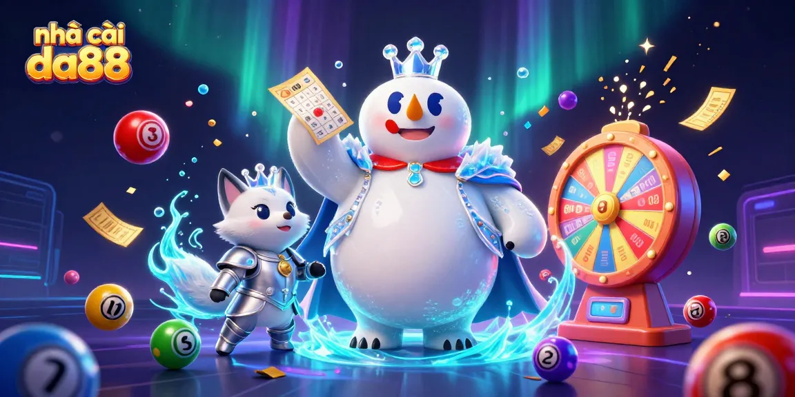 Engage with thrilling gameplay at nhà cái da88 amid colorful lottery elements.