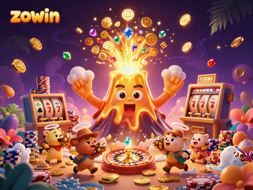 Experience thrilling winnings with Zowin's exciting gaming explosion of treasures and jackpots