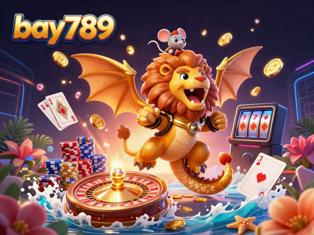 Experience the excitement of bay789 casino with a roaring chimera and dynamic game elements.