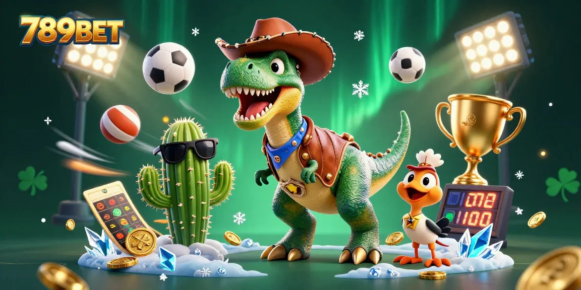Experience winning thrills with 789BET's vibrant casino illustration featuring dynamic game elements.