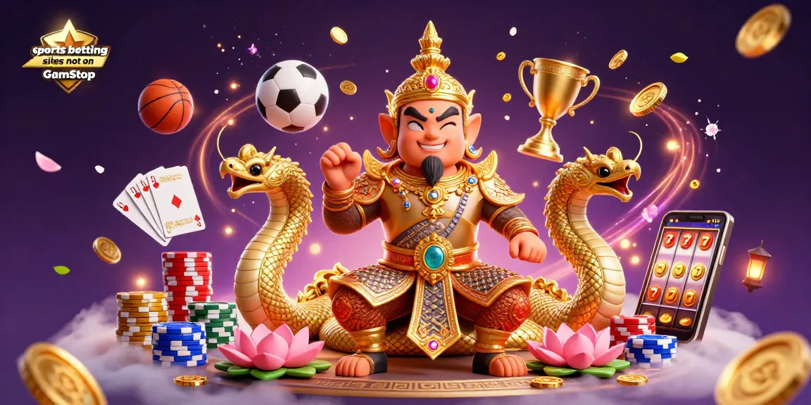 Engage with top sports betting sites not on GamStop featuring vibrant characters, dynamic casino elements, and thrilling gameplay.
